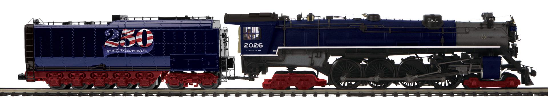 O Scale Premier Semiquincentennial 4-8-4 Steam Locomotive w/Proto