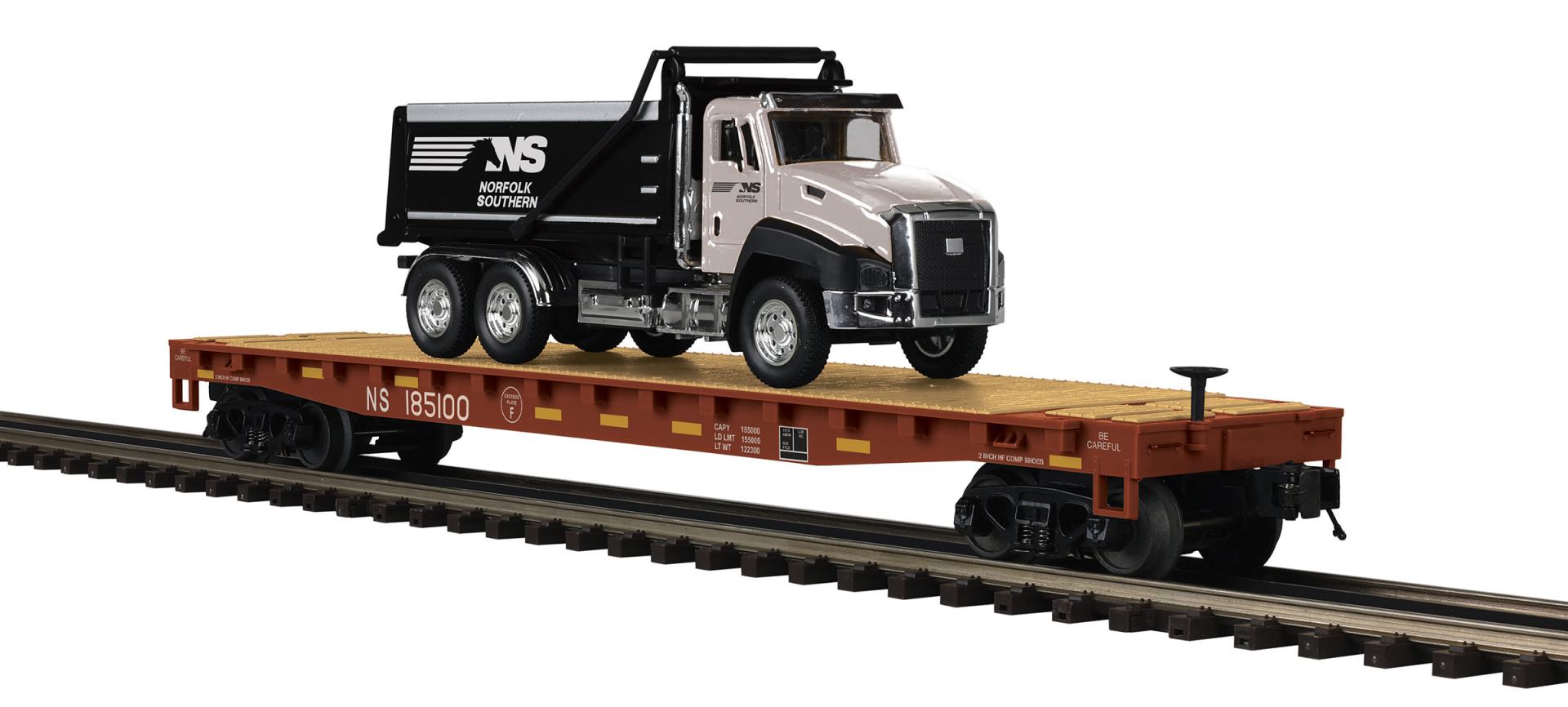 Premier Flat Car with Dump Truck