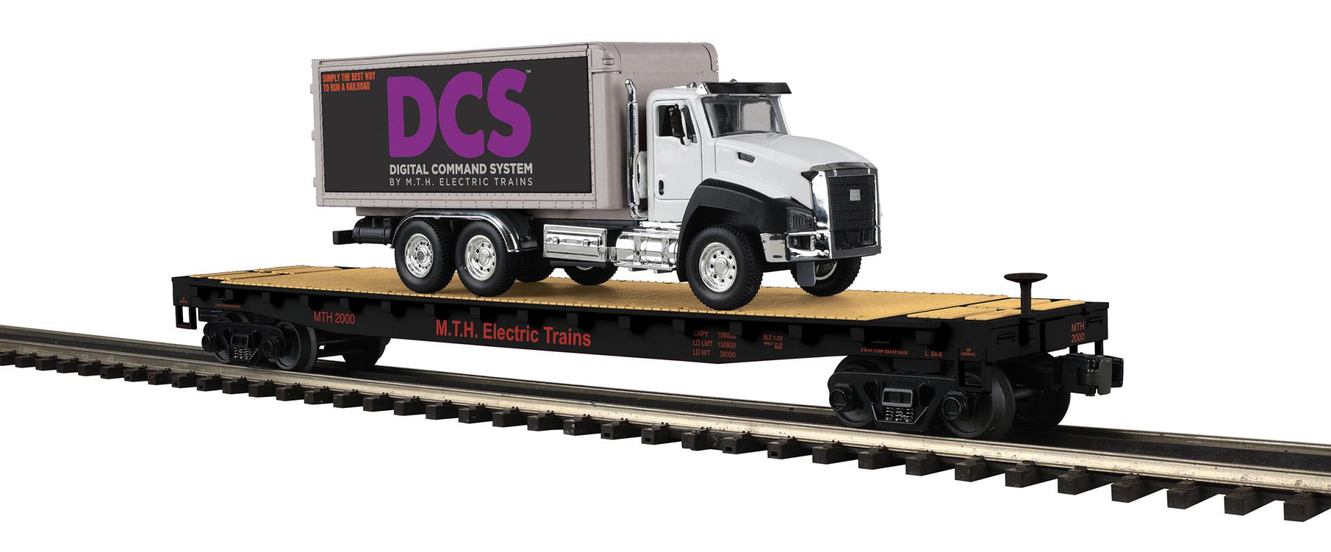 Premier Flat Car with Box Truck