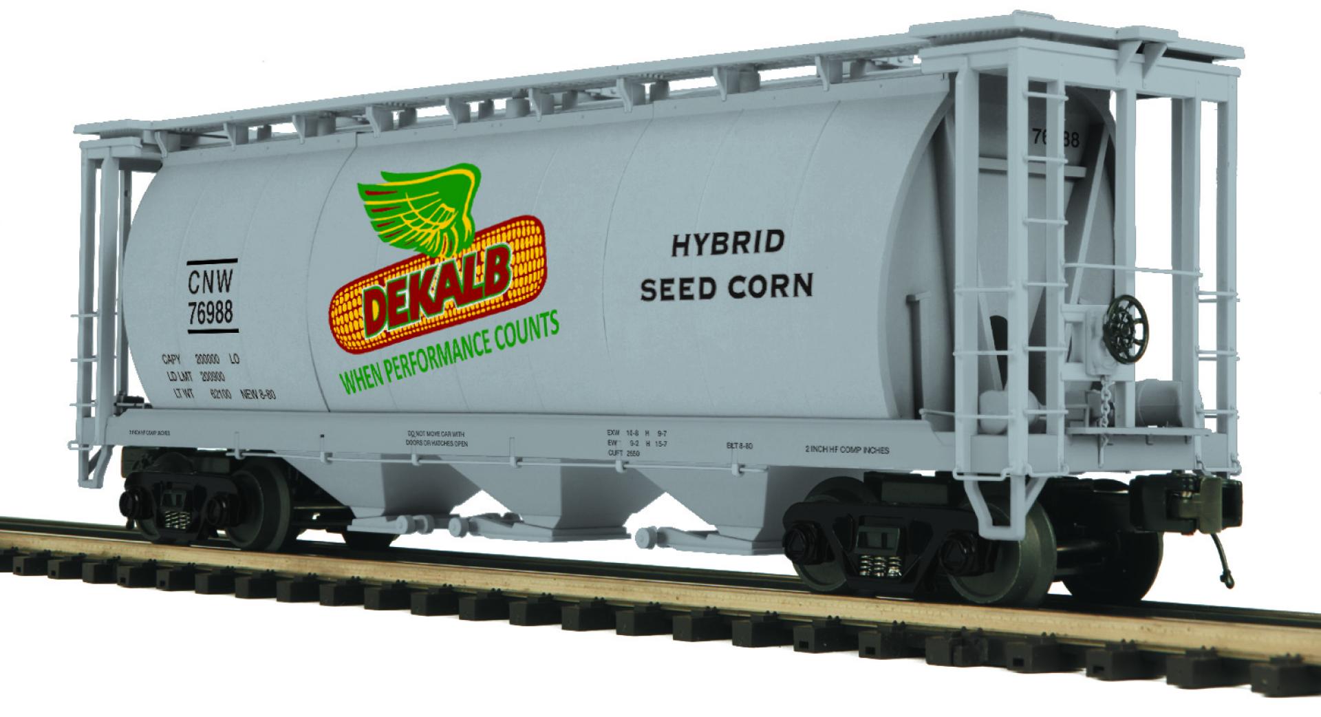 O Scale Premier Chicago North Western 3-Bay Cylindrical Hopper Car