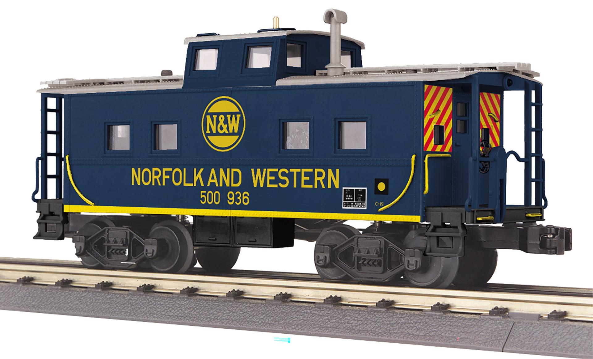 O Gauge RailKing Norfolk & Western Steel Caboose | MTH Trains