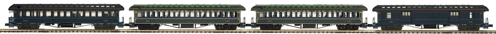 Premier 4-Car 64’ Woodsided Passenger Set