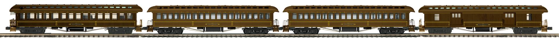 Premier 4-Car 64’ Woodsided Passenger Set