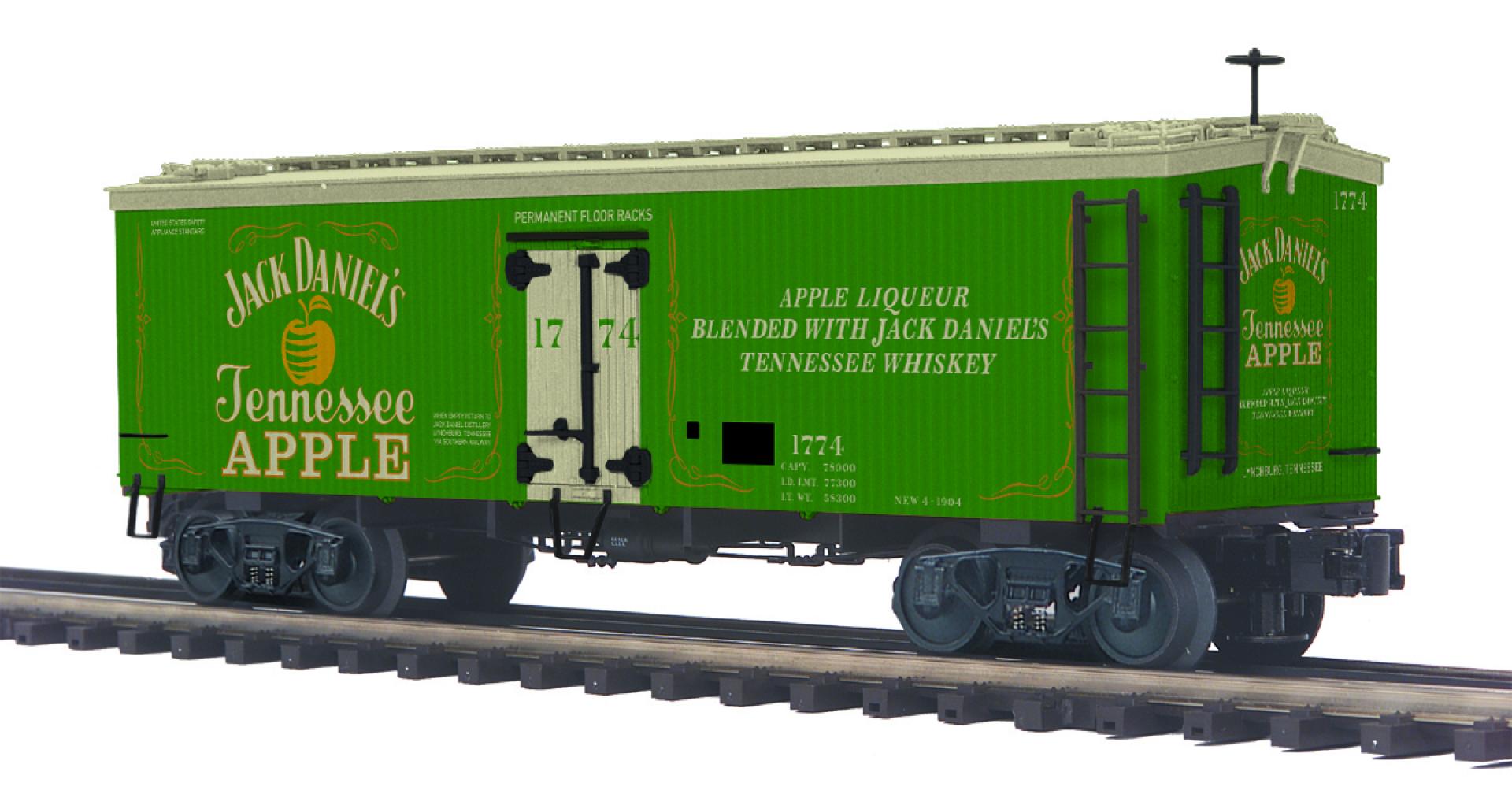 O Scale Premier Jack Daniel's 36' Woodsided Reefer Car | MTH Trains