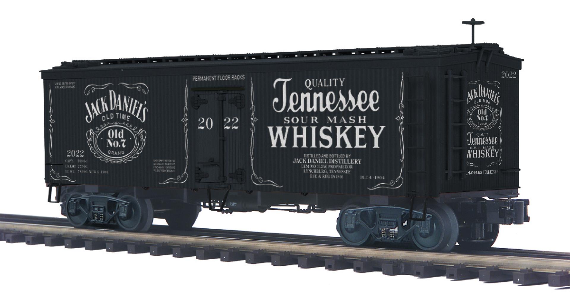 O Scale Premier Jack Daniel's 36' Woodsided Reefer Car | MTH Trains