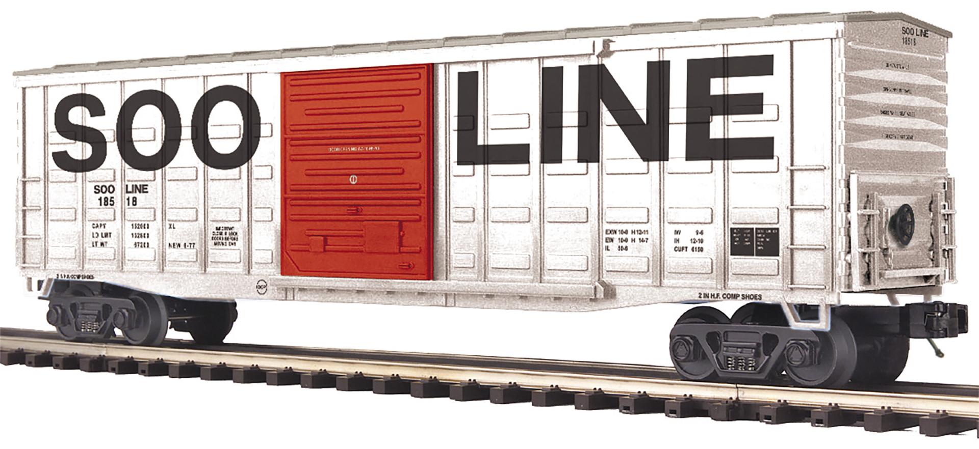 O Scale Premier Soo Line 50' Waffle Box Car | MTH Trains