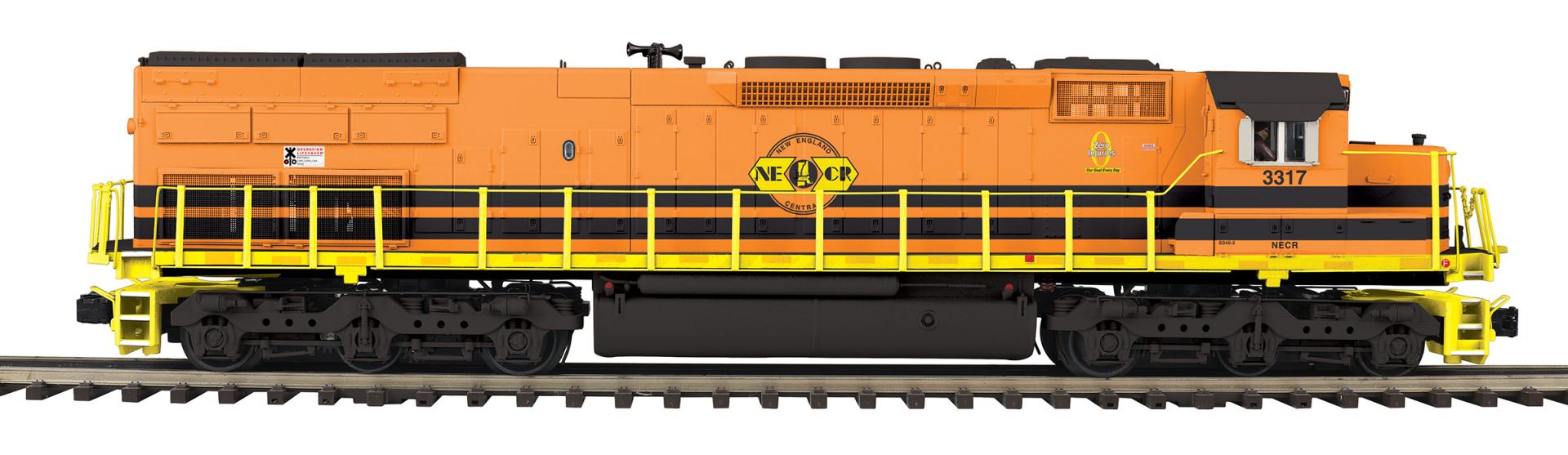 O Scale Premier New England Central SD40T-2 Tunnel Motor Diesel