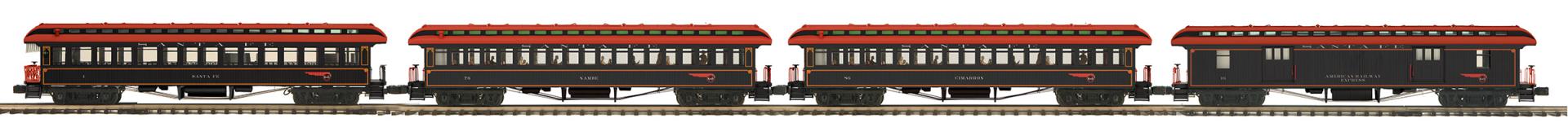 4-Car 64’ Woodsided Passenger Set