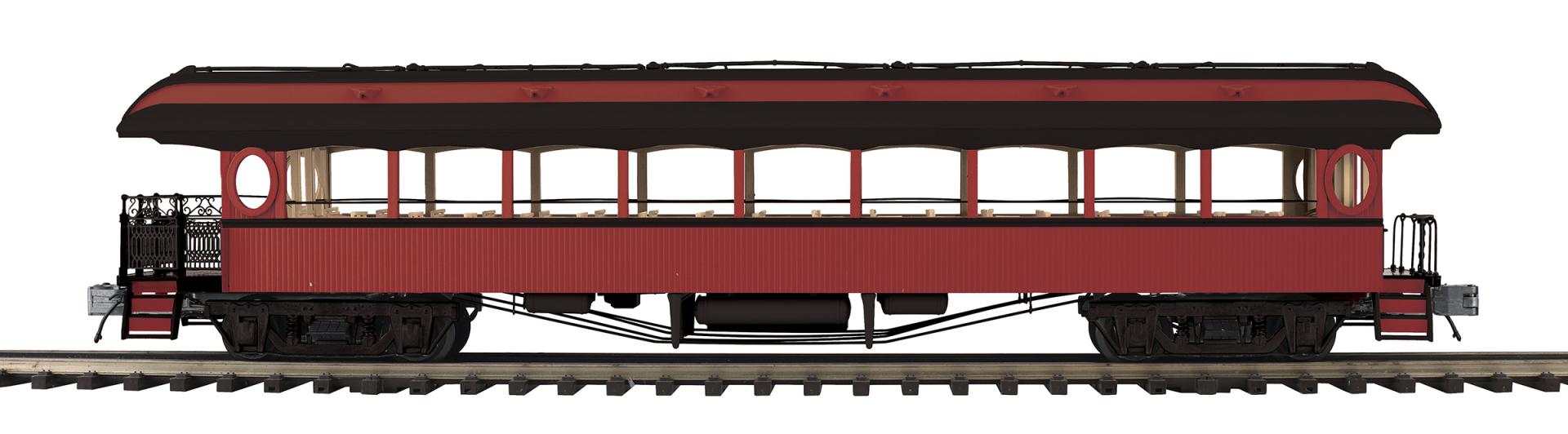 Premier 64’ Open Air Woodsided Passenger Car