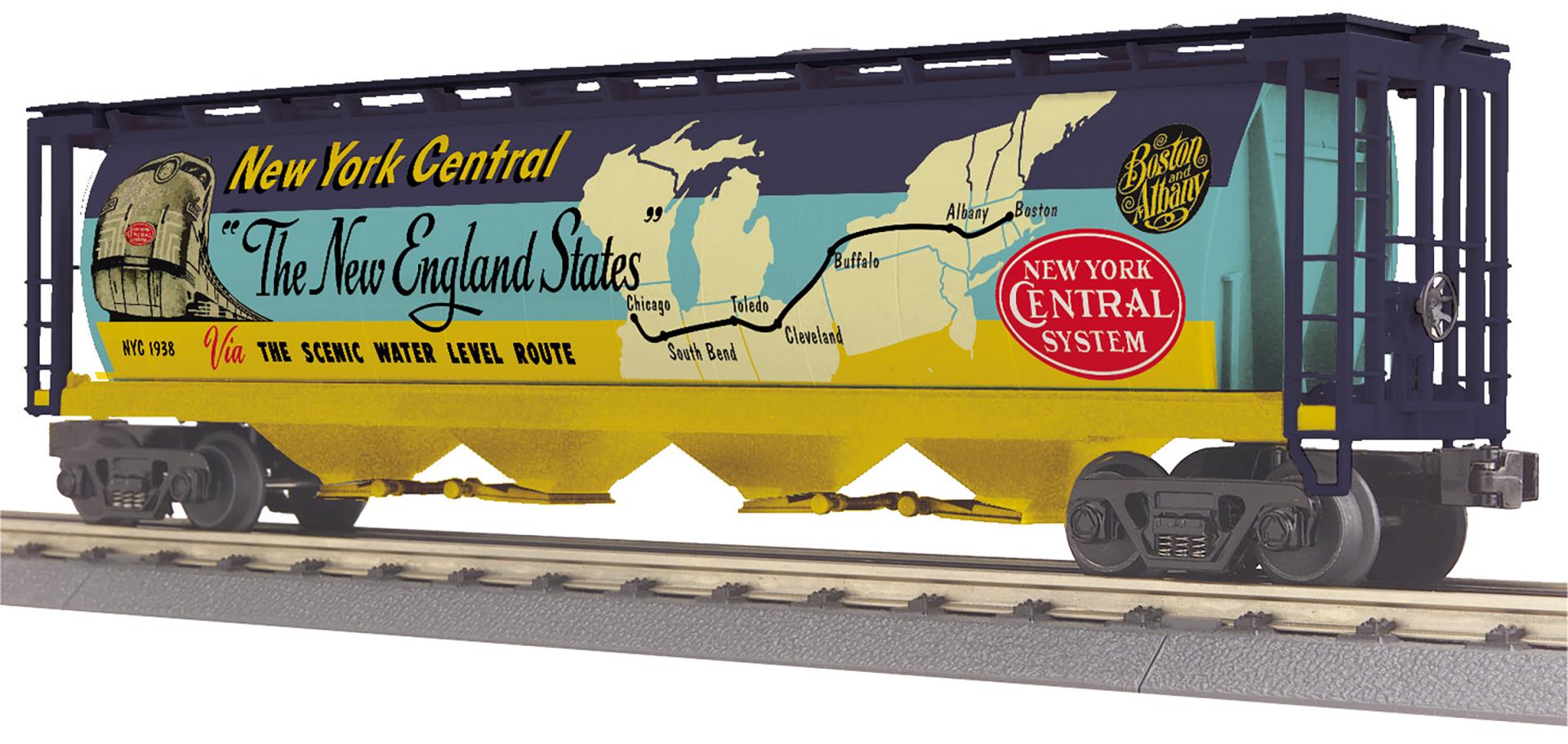 RailKing 4-Bay Cylindrical Hopper 