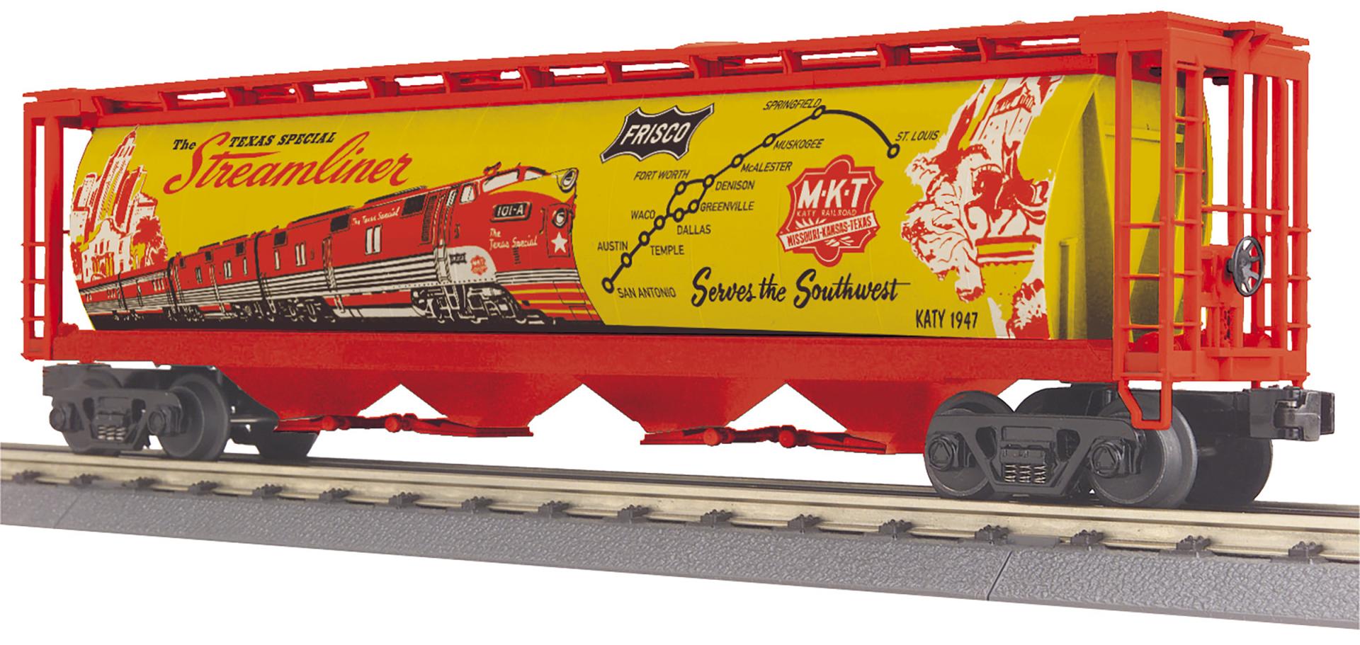 RailKing 4-Bay Cylindrical Hopper 