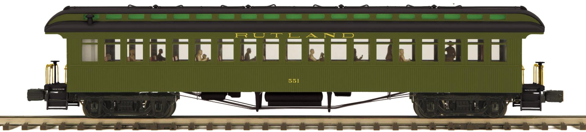 64’ Woodsided Passenger Car