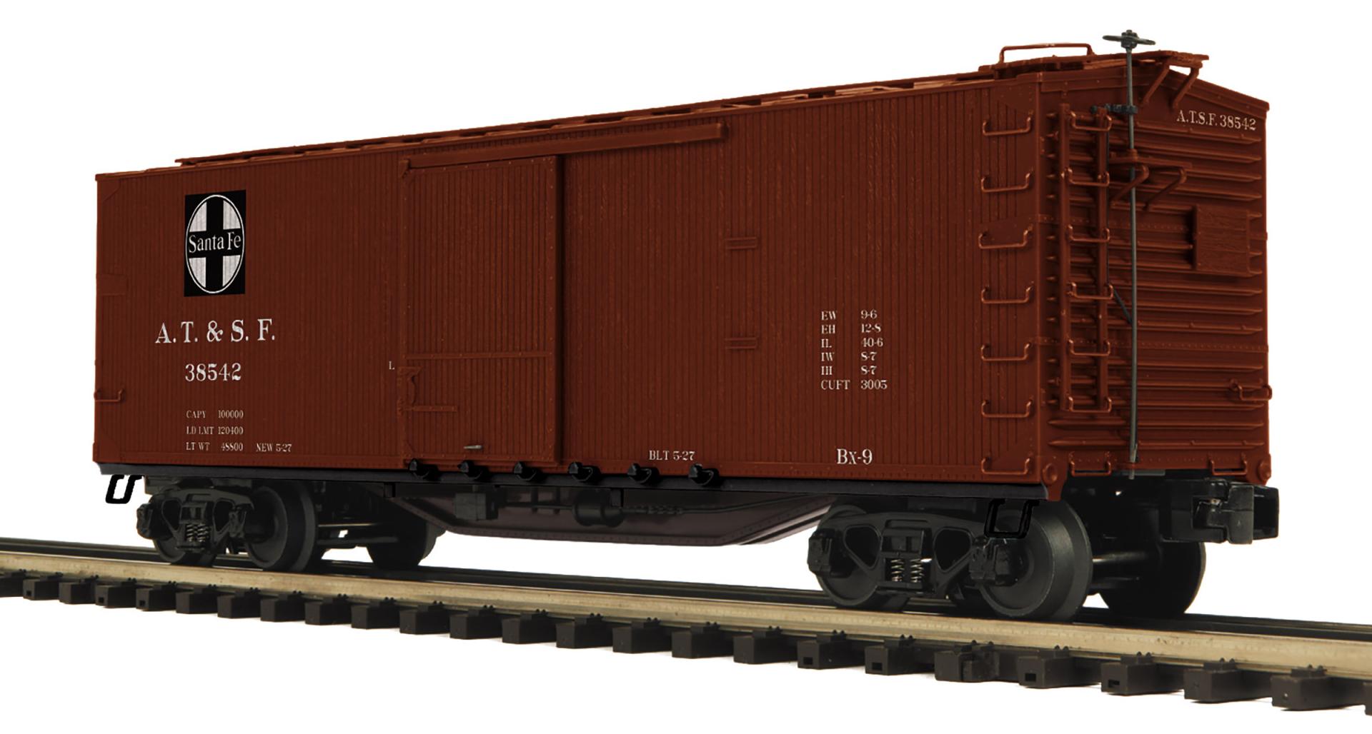 O Scale Premier Santa Fe 40' USRA Double Sheathed Box Car | MTH Trains