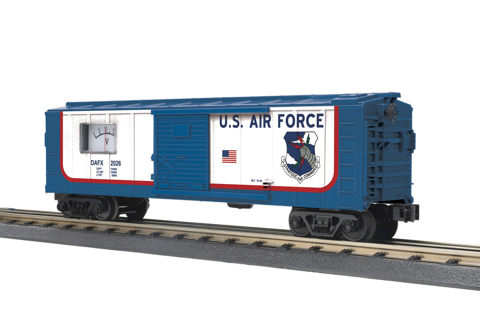 RailKing Box Car w/Power Meter