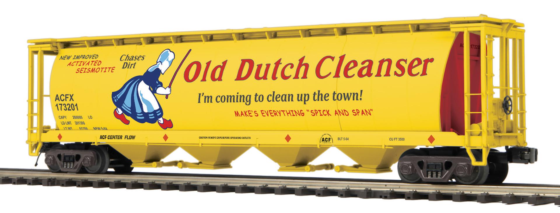 O Scale Premier Old Dutch Cleanser 100 Ton Hopper Car | MTH Trains