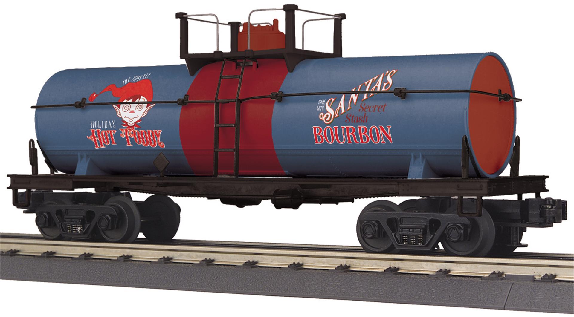 O Gauge RailKing North Pole Smoking Tank Car | MTH Trains