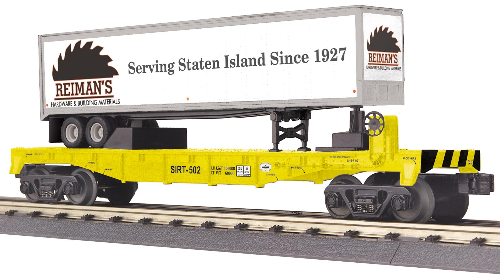 RailKing Flat with Trailer