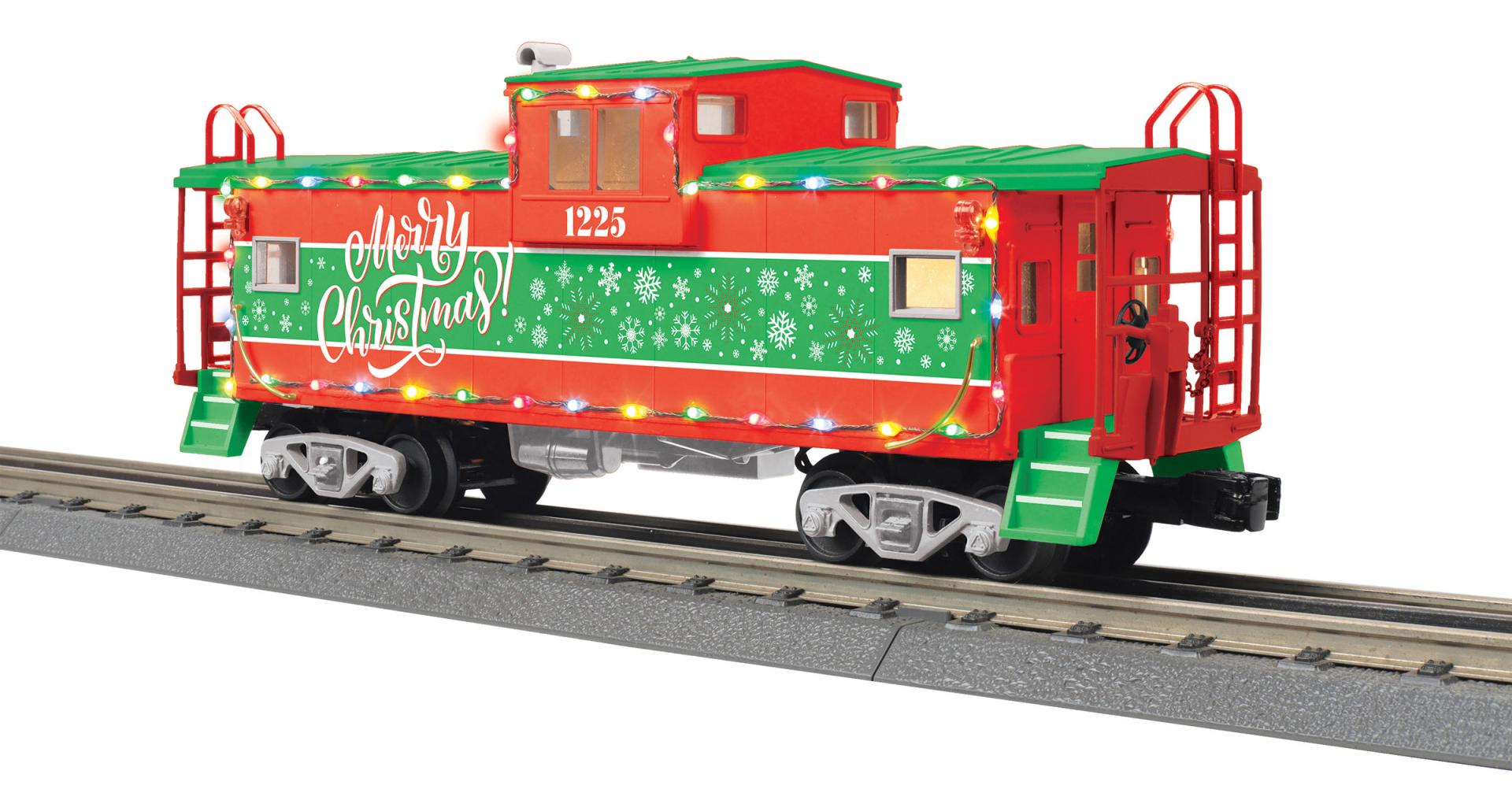 RailKing Extended Vision Caboose with LED Lights