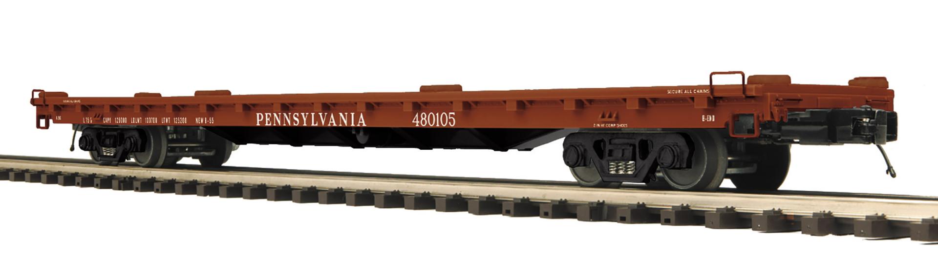 O Scale Premier Pennsylvania 60' Flat Car | MTH Trains