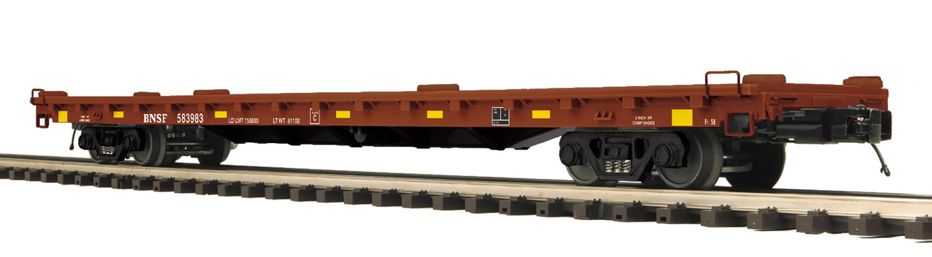 鉄道模型 Micro-Trains 98302276 BNSF Flatcar With Custom Train BNSF 02 Flat Car 
