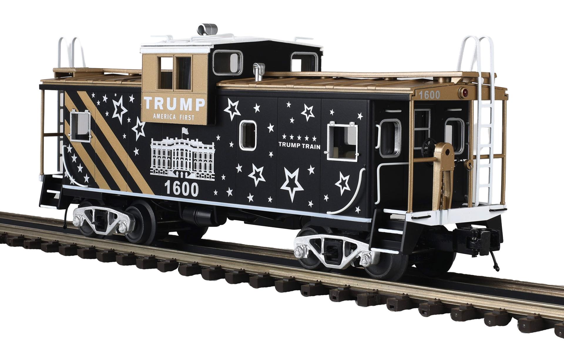 O Scale Premier Donald J. Trump Extended Vision Caboose | MTH Trains