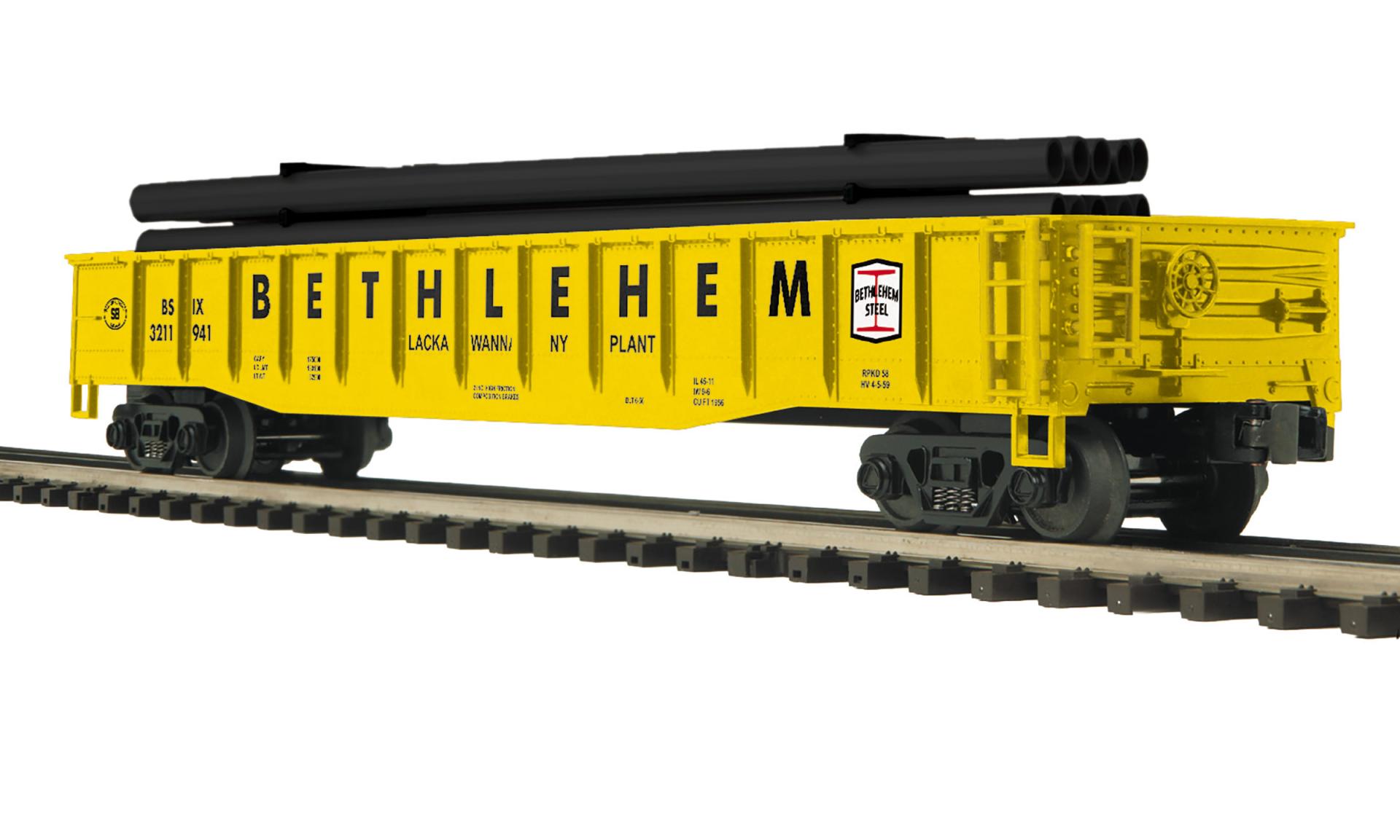 Gondola Car w/Pipe Load 