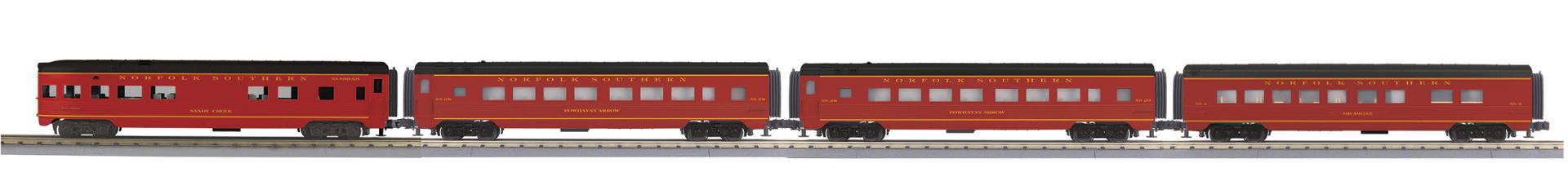 RailKing Streamlined Passenger Cars
