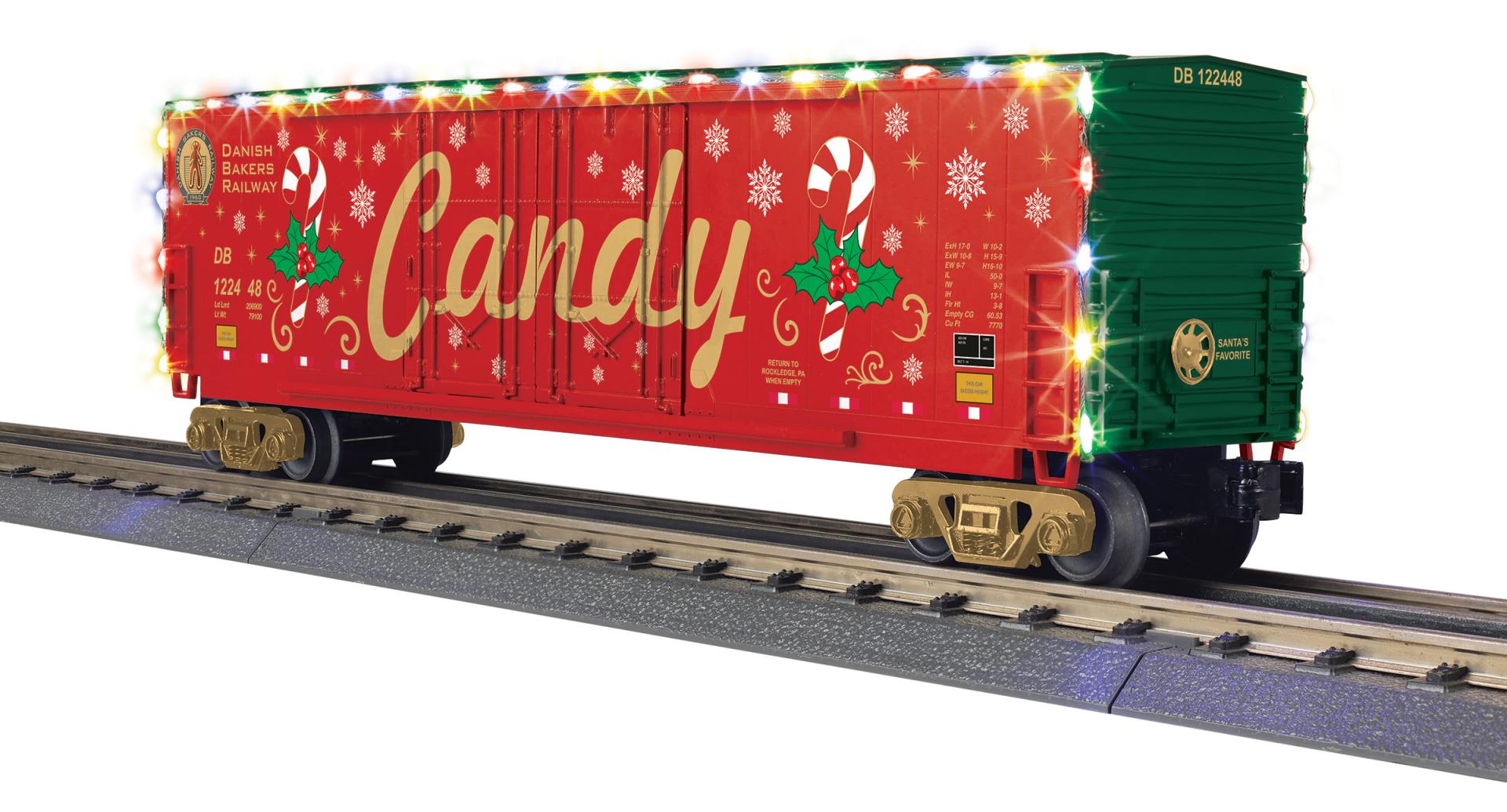 RailKing Double Door Box Car with LEDs