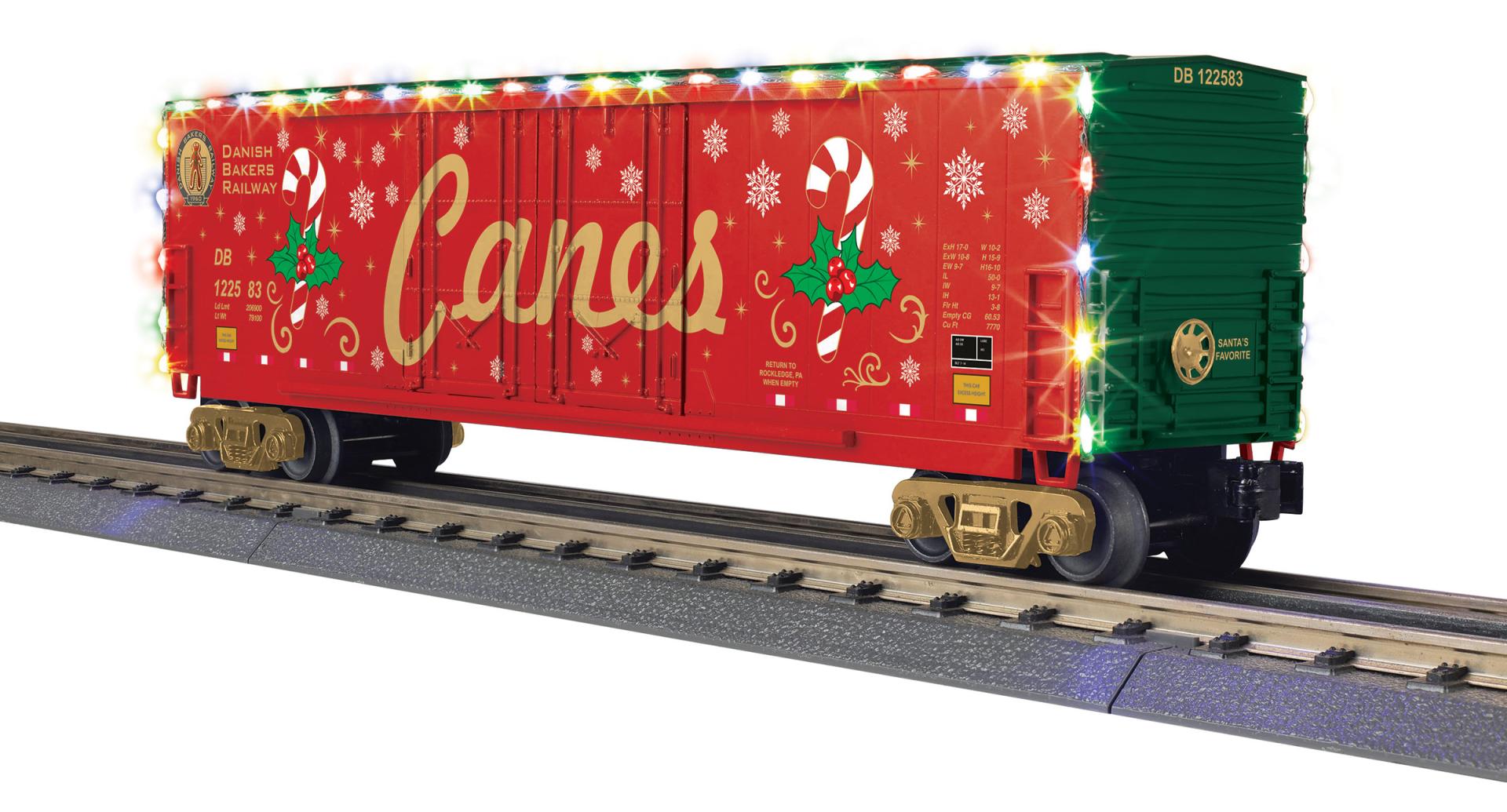 RailKing Double Door Box Car with LEDs