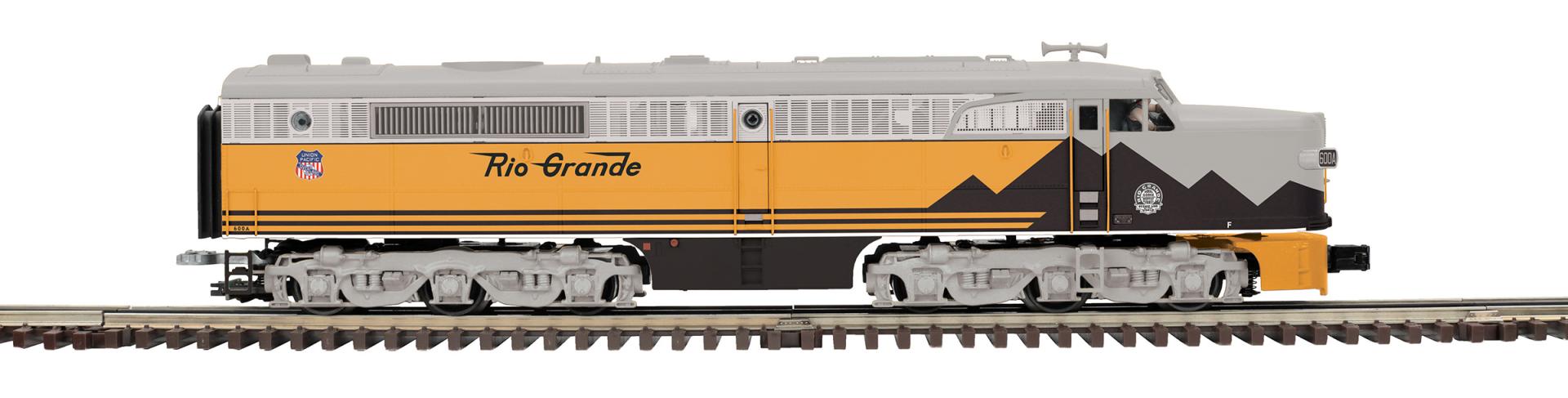 Denver & Rio Grande O Scale Premier Alco PA A Unit Diesel Engine w