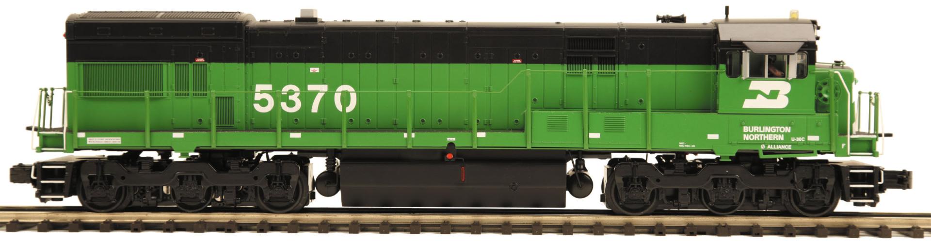 Burlington Northern O Scale Premier GE U30C Diesel Engine w