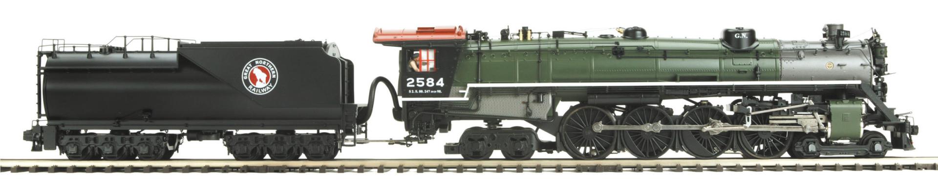 Great Northern O Scale Premier 4-8-4 Steam Locomotive w Great Northern O Scale Premier 4-8-4 Steam Locomotive w