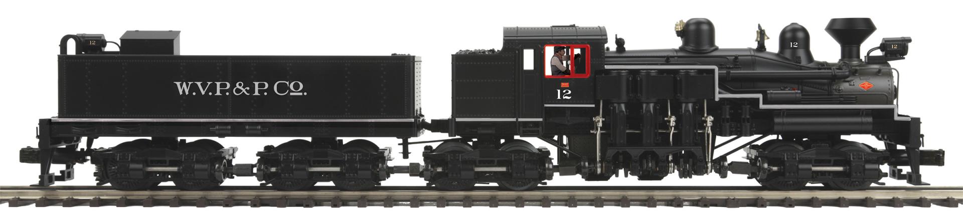 West Virginia Pulp & Paper Co. O Scale Premier 4-Truck Shay Steam