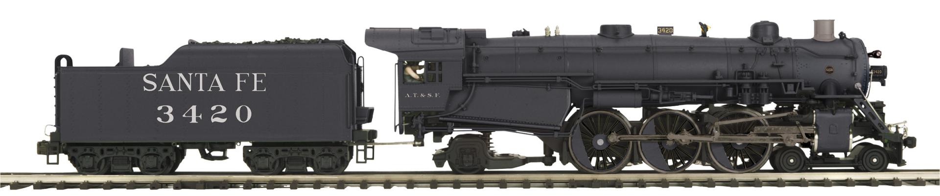 Santa Fe O Scale Premier 4-6-2 P47 Baldwin Pacific Steam
