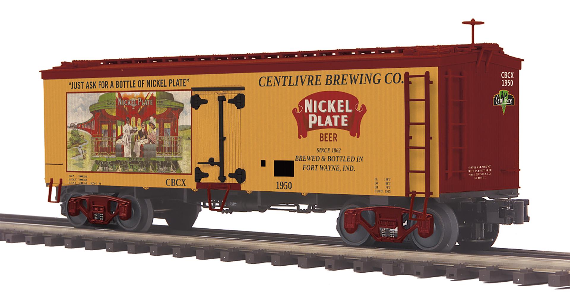Nickel Plate Road O Scale Premier 36' Woodsided Reefer Car | MTH