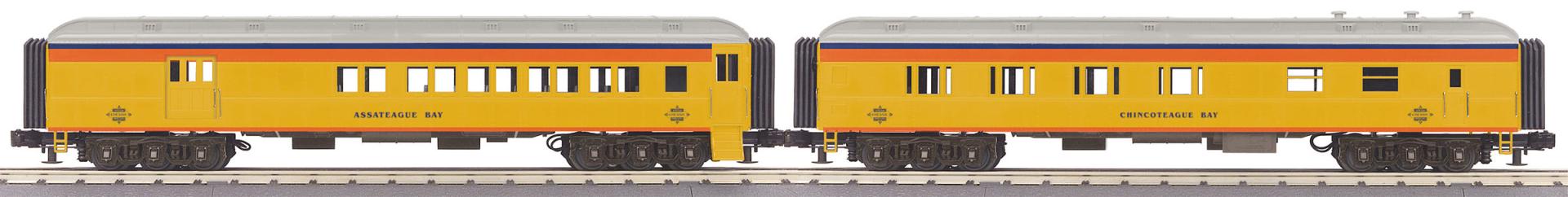 Chessie O Gauge RailKing 2-Car 60' Madison Combo/Diner Set | MTH Trains