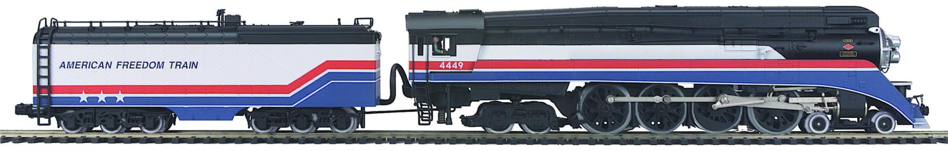 American Freedom G Gauge RailKing One Gauge 4-8-4 Gs-4 Steam