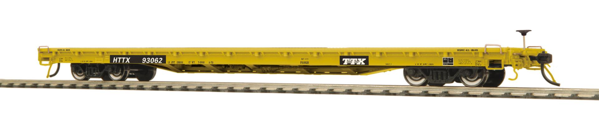 TTX HO Scale MTH HO 60' Wood Deck Flat Car | MTH Trains