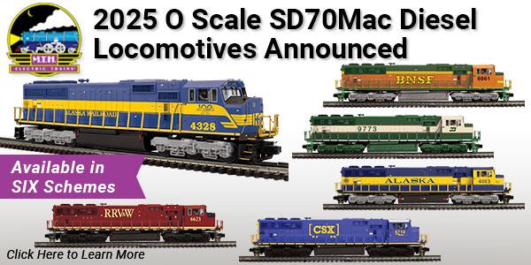 2025 Premier O Scale SD70Mac Diesel Locomotives Announced | MTH Trains