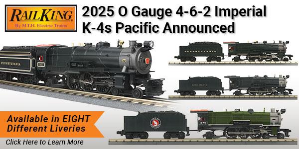 2025 RailKing K-4 Pacifics Announced