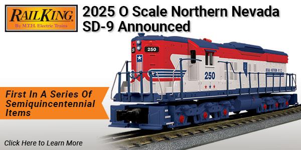 2025 O Scale RailKing Semiquincentennial SD-9 Diesel Engine
