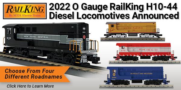2022 RailKing O Gauge FM H10-44 Diesel Locomotives Announced