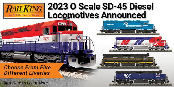 誠実 2023 Announced Locomotives Diesel SD-45 Scale O RailKing 鉄道模型
