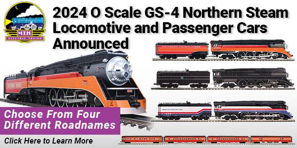 2024 O Scale Premier GS-4 Northern & Matching Passenger Cars
