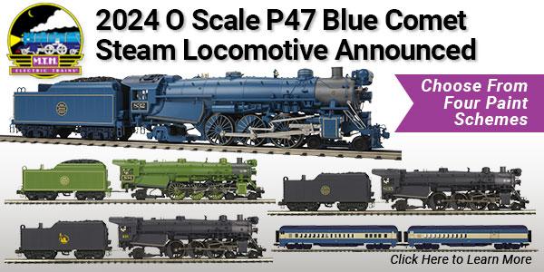 2024 O Scale Premier CNJ P47 4-6-2 Pacific Steam Locomotives